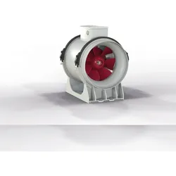 Vortice Rohrlüfter Lineo 200 T Luftleistung bis 1135 m3/h Grau / Silber / Titan 110