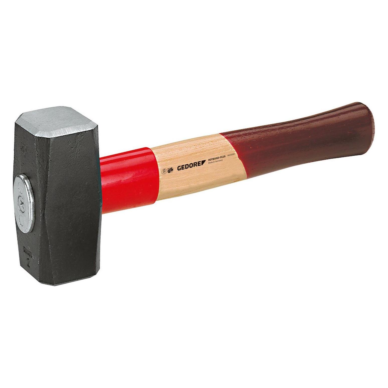 Gedore 620 H-1500 Fäustel ROTBAND-PLUS mit Hickorystiel, 1500 g (1500 g) (8887530)