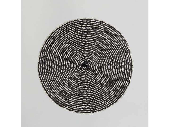 schwarze Tischunterlage