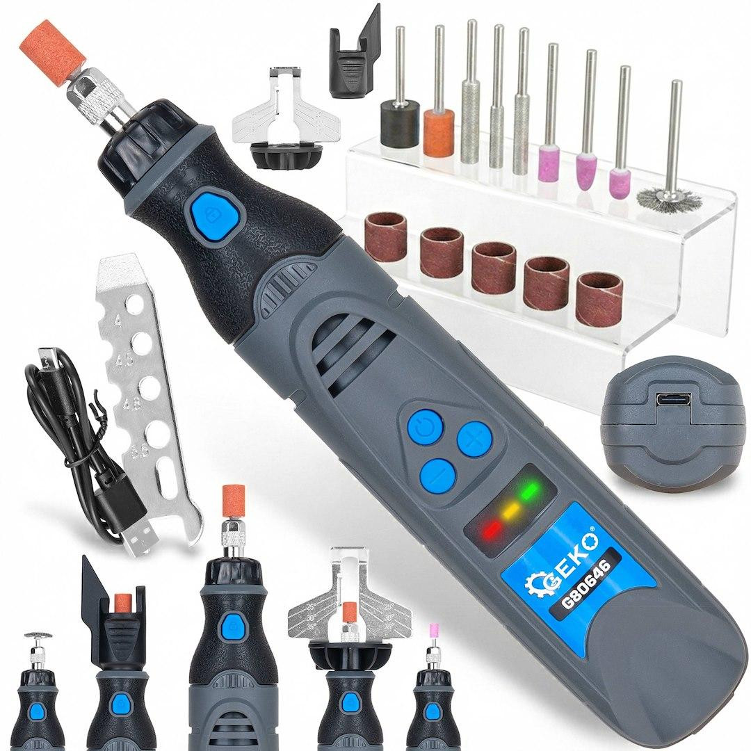 Geko Mini-accu-schuur- en kettingzaag-slijpmachine 3,6 V model G80646