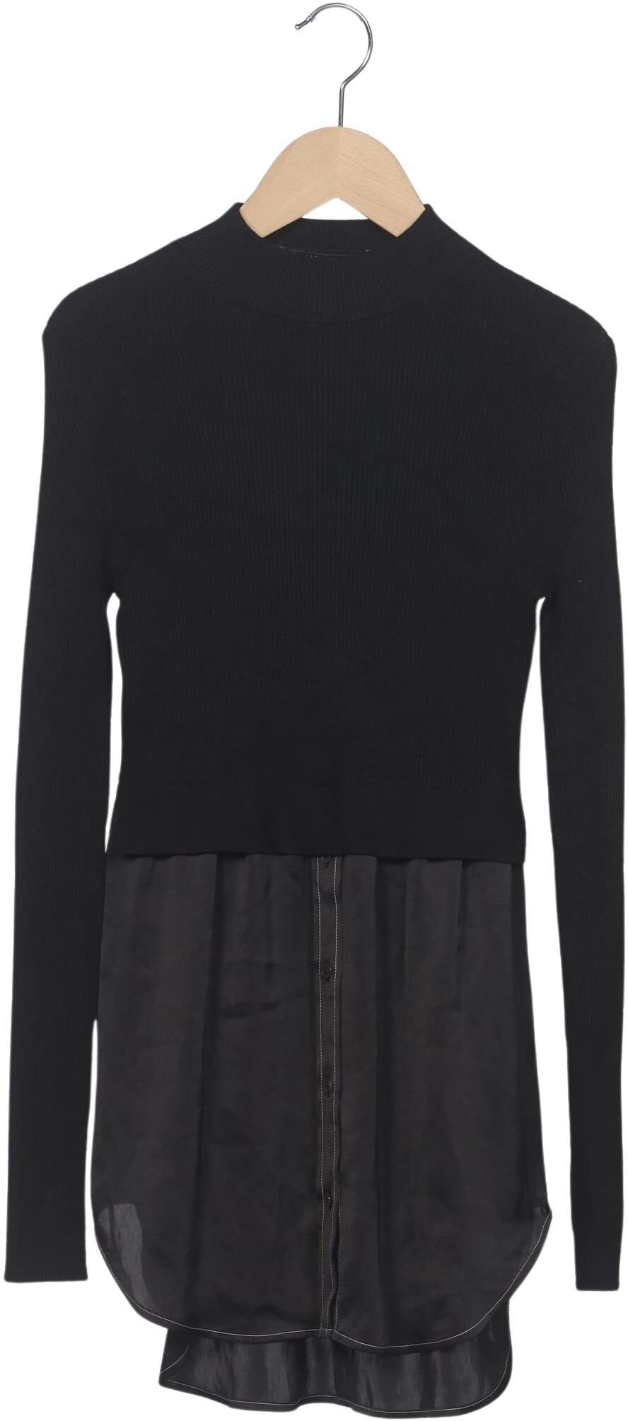 All Saints Damen Pullover, Schwarz, Gr. S, Viskose / Synthetik - Second Hand