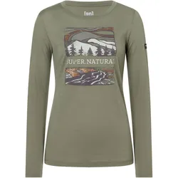 Super Natural, Damen, Funktionsshirt, Great Bear River (S), S