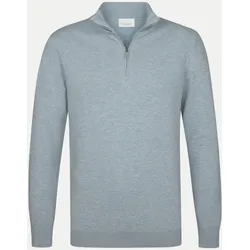 Pullover mit Reißverschluss Blau XL