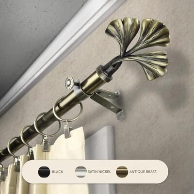 InStyleDesign Sunder Adjustable Curtain Rod 13/16 inch dia.