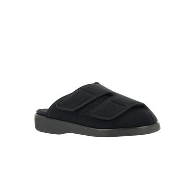 Pantoffel, Damen, Gr. 37, schwarz, Textil, Schuhe