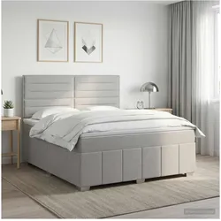 vidaXL, Boxspringbett, Boxspringbett (180 x 200 cm)