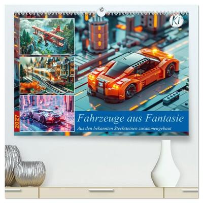 Fahrzeuge aus Fantasie (hochwertiger Premium Wandkalender 2027 DIN A2 quer), Kunstdruck in Hochglanz