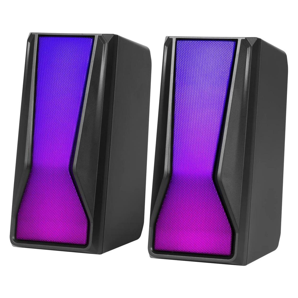 Marvo Lautsprechers SG-274, 6W, schwarz, Bluetooth, Hintergrundbeleuchtung (SG-274)