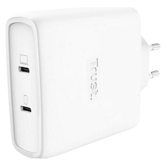 Trust MAXO 100W 2P USB-C GAN CHARGER (100 W, 2 Ports) (25528)