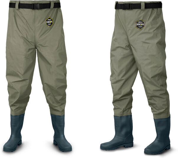 Pantalons de pêche wading Delphin HRON Pants taille 47 Gray, Beige, Silver taille 47