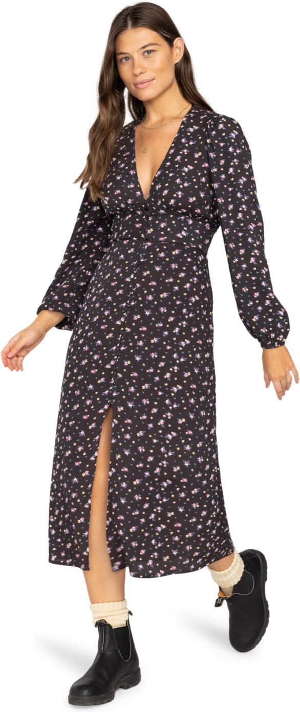 Sommerkleid BILLABONG "Cool Night", Damen, Gr. S, schwarz (schwarz sands), Obermaterial: 100% Viskose., Kleider Sommerkleid