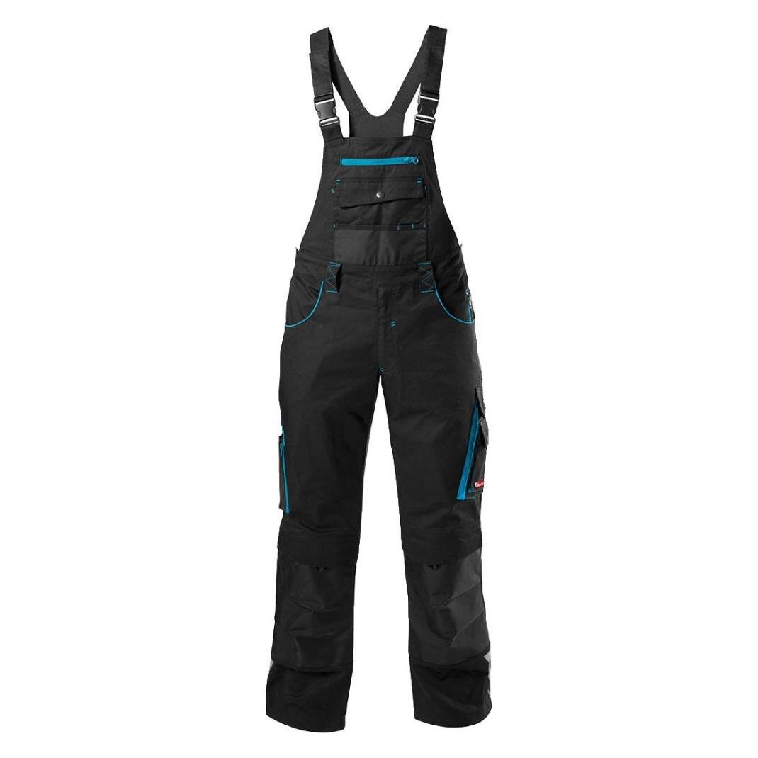 Magni Fortis Latzhose, schwarz/türkis, Gr. 33 (33) (4317784767569)