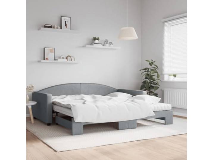 YNGBHFNOP Holzwerkstoff Stabilität Metallbeine Räuchereiche 90x190 cm Bettgestell ohne Matratze Räuchereiche 90x190 cm Holzwerkstoff mit Metallbeinen Stabil Schlafzimmer Bettrahmen Lattenrost