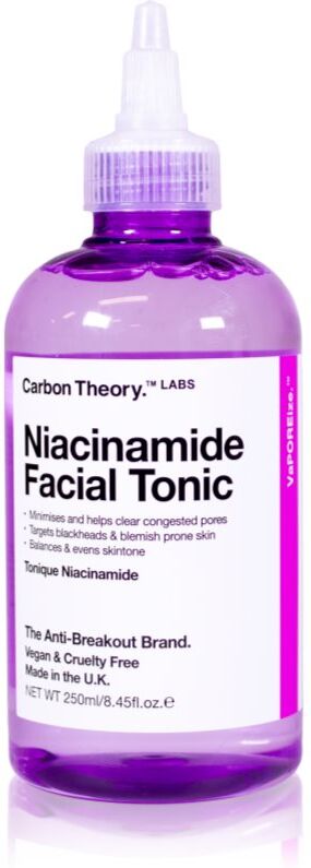 Rio Carbon Theory Vaporeize Niacinamide Facial Tonic cleansing tonic with niacinamide 250 ml