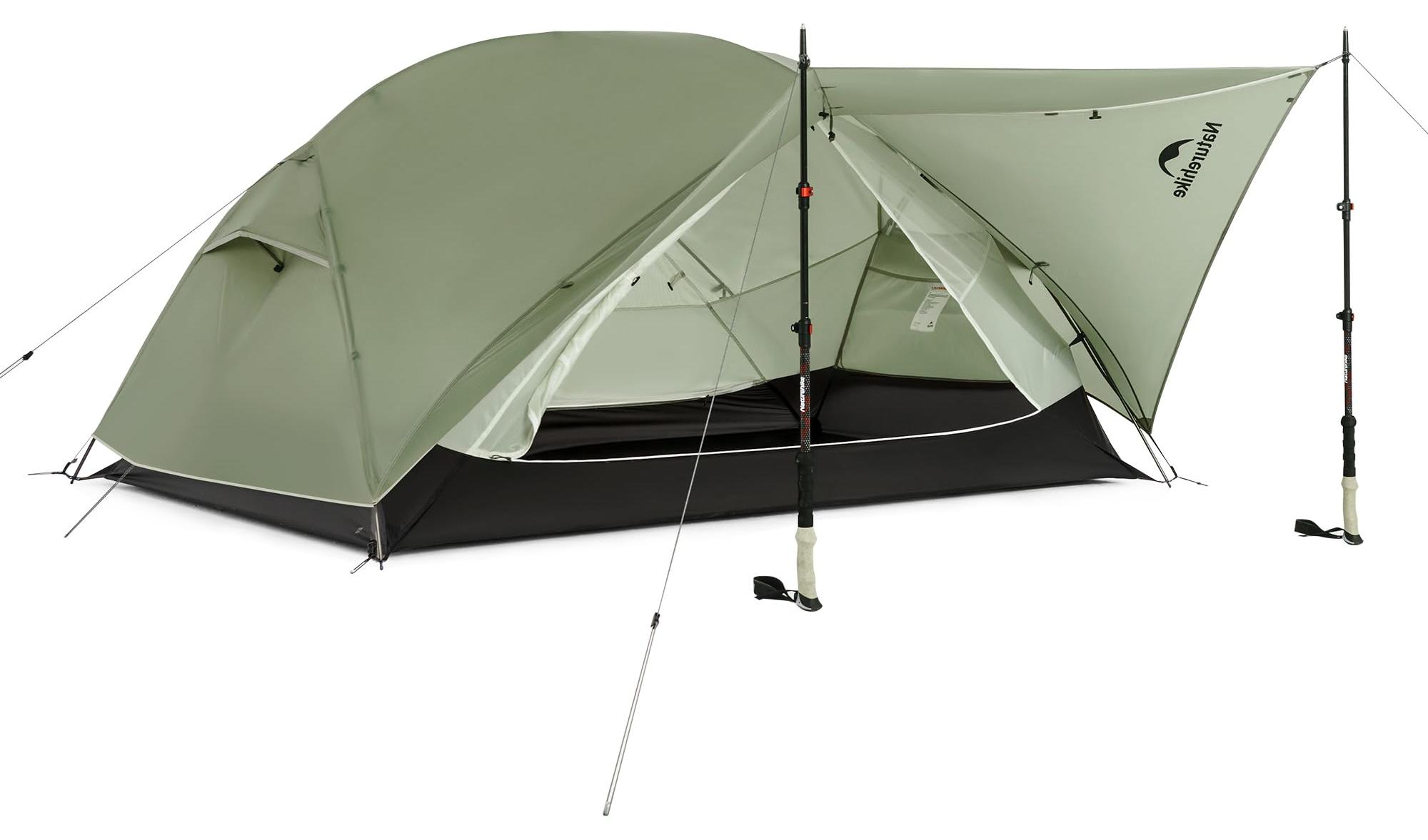 Ultralight Trekkingzelt 2P, wind- & wasserdicht, 3-4 Jahreszeiten