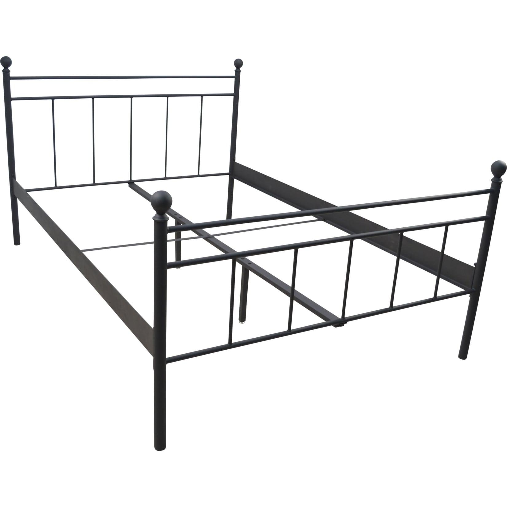 möbel direkt online Metallbett in 3 Größen Rubi schwarz