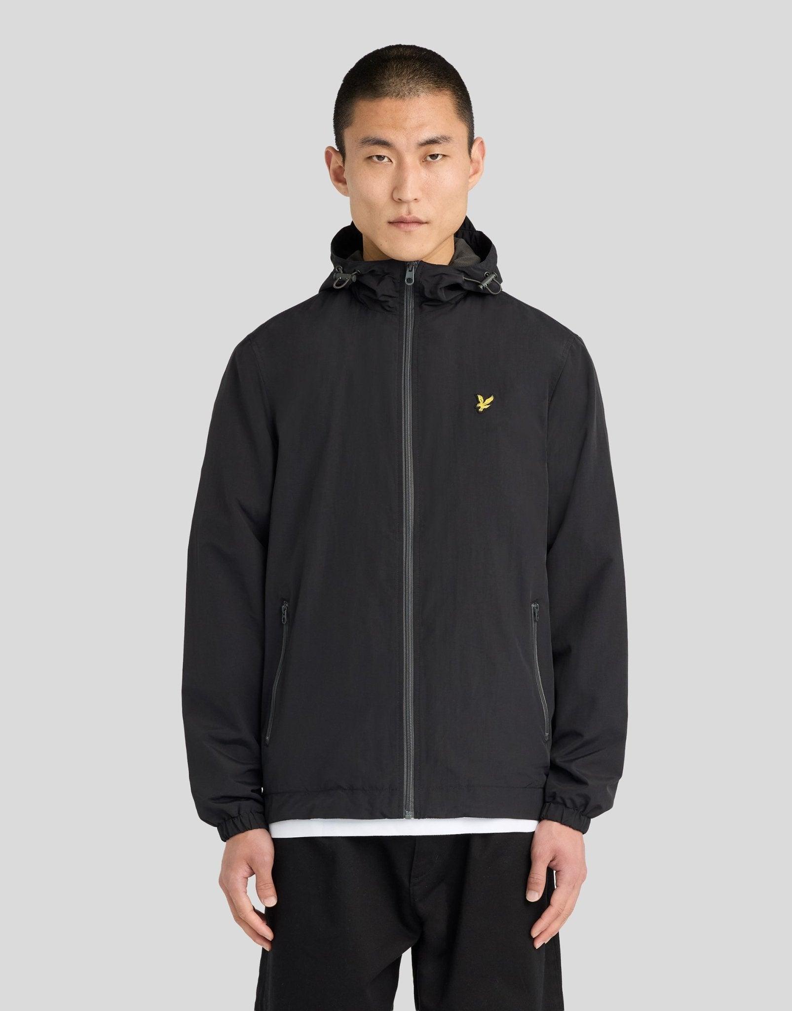 Lyle & Scott Jacke mit Kapuze und kontrastierendem Reißverschluss