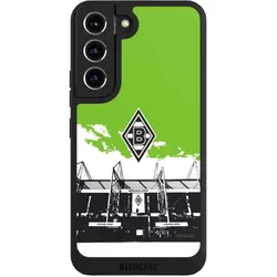 Nivocase Handyhülle für Samsung Galaxy S22 Hülle NIVOpure Case Schwarz Borussia Mönchengladbach Fanartikel (Samsung Galaxy S22), Smartphone Hülle, Schwarz