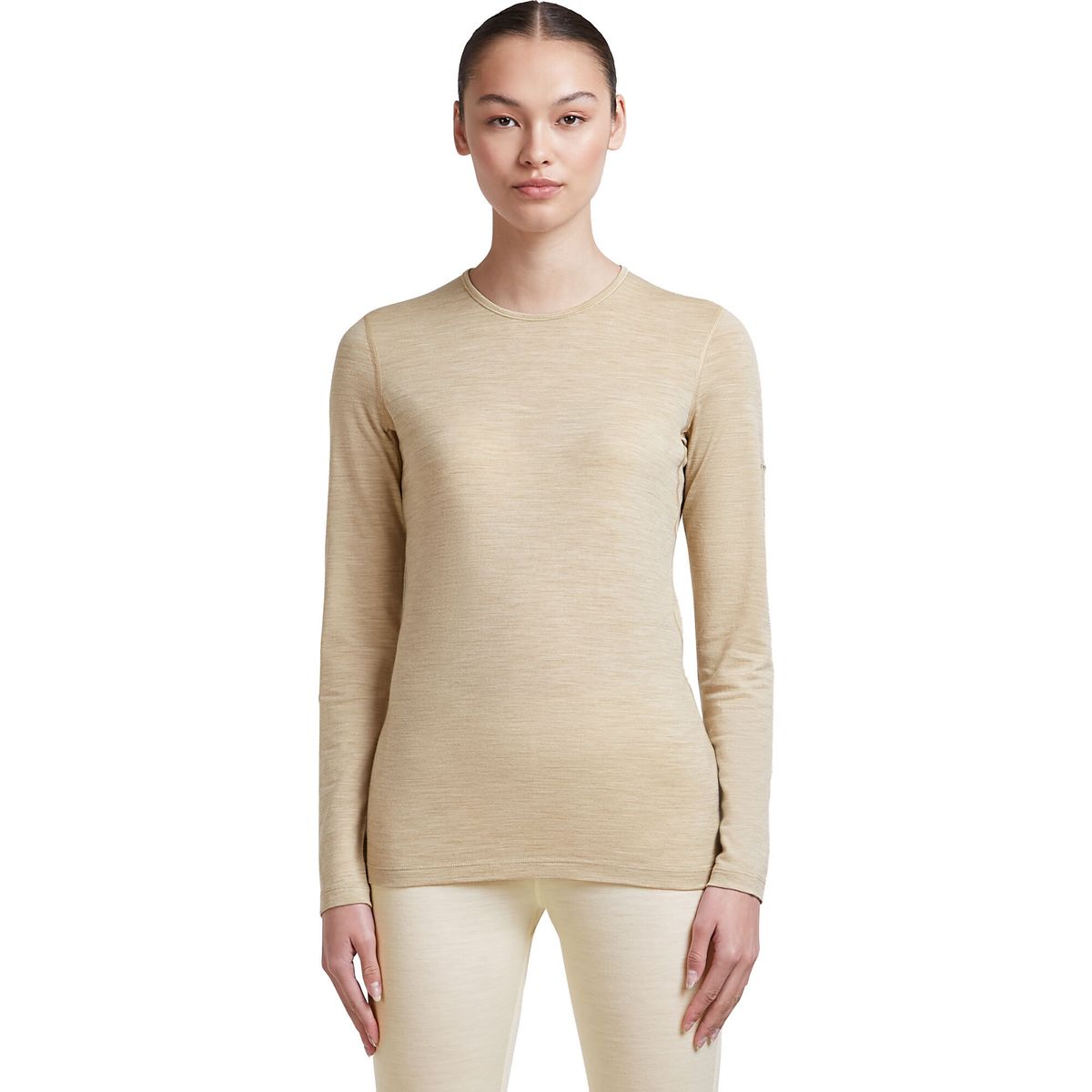 Icebreaker W 200 Oasis Long Sleeve Crewe bay hthr (IB0NQ) XS 104375IB0NQ-XS