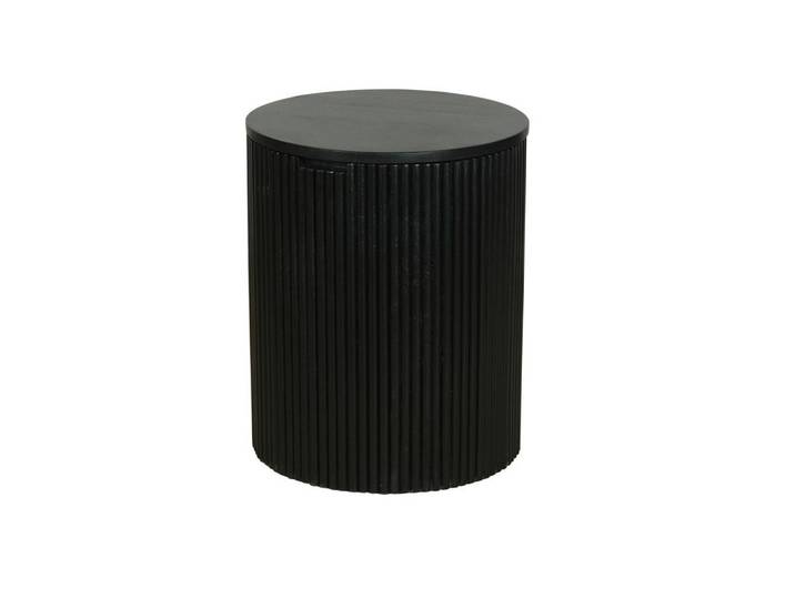 Beistelltisch Owen Schwarz D: 40 cm