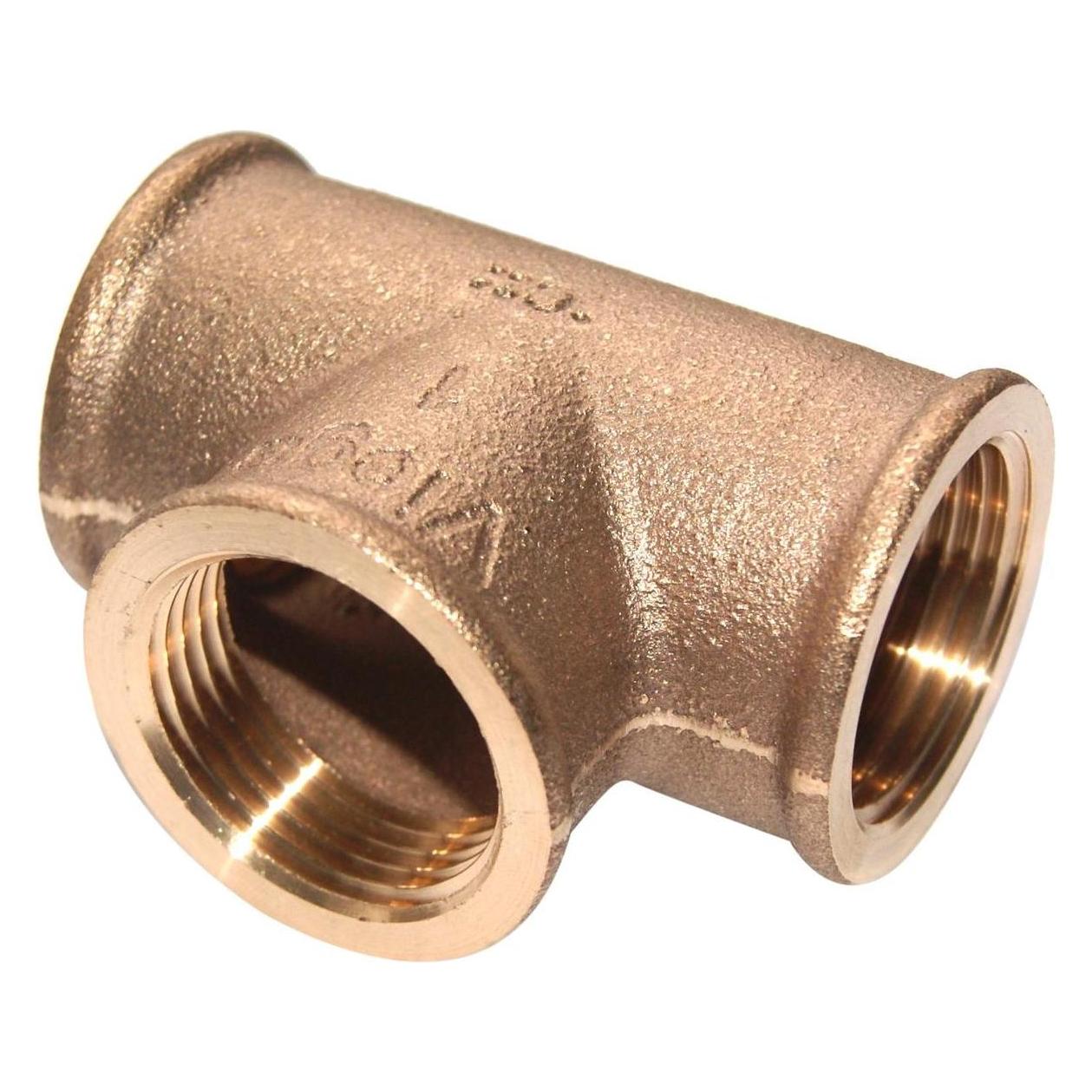 Viega Tee female thread 1 x 1 x 1 "bronze - 264260 (T-Verbindung) (264260)