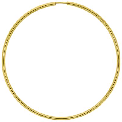 Paar Creolen VIVANCE "585/- Gelbgold glanz 60 mm", gelb, Ohrringe, Damen, one-size, Gold