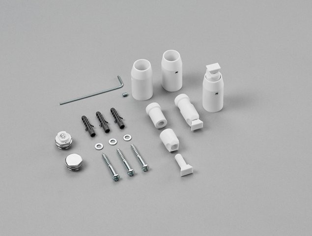 Zehnder Zubehör Wand-Montagezubehör, weiß Set für Zehnder Zeno, 926251 926251