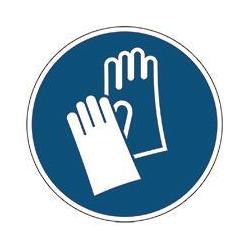 Hein 23286 Gebotsschild Handschutz benutzen ASR/ISO Kunststoff Ø 200mm (23286)