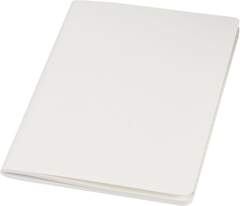 Journal cahier en papier de pierre Shale blanc