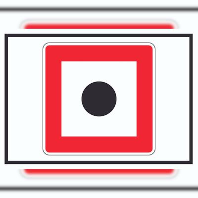 HB-Druck Schallzeichen geben Schild mit Symbol Horn benutzen A0 (841x1189mm)