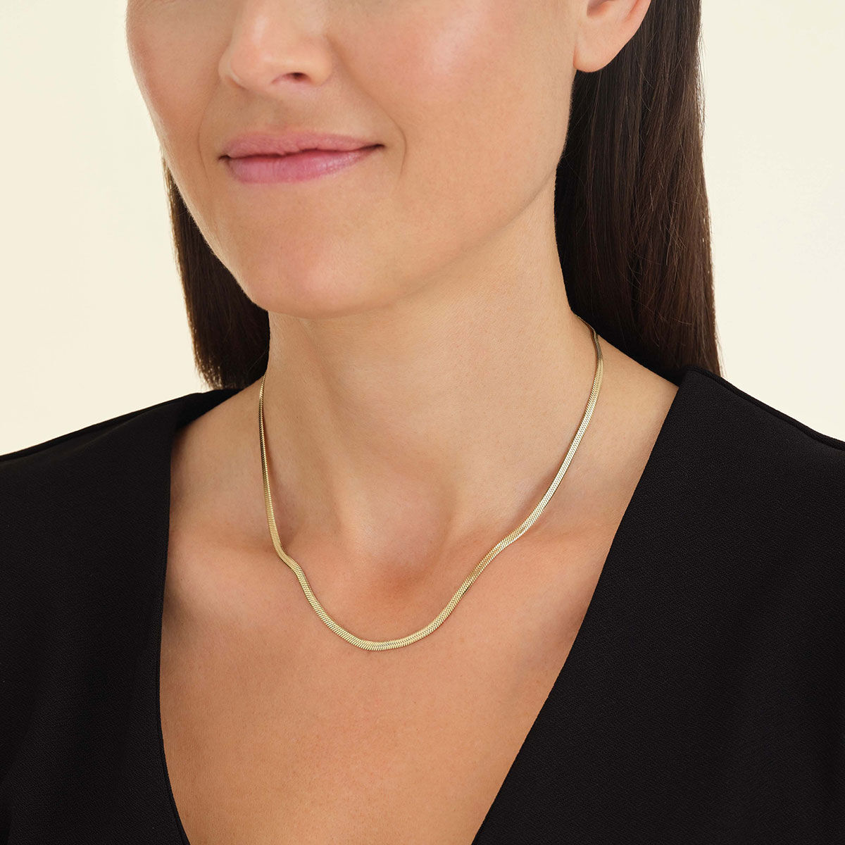 Rosefield Snake förgyllt halsband JTNFS3G-J379