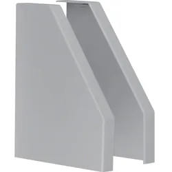 Hager L23207030 Endstück Paar schnittkaschierend zu Rangierkanal RK 230x190 steingrau