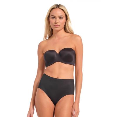 Shapingslip MAGIC BODYFASHION, Damen, Gr. M, Microfaser, schwarz, Microfaser, Obermaterial: 54% Polyamid, 46% Elasthan, körpernah, Unterhosen