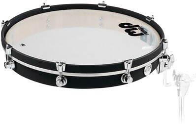 DW "Design 20" Pancake Gong Drum" Flat Black