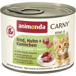 Animonda Carny Kitten Rind & Huhn & Kaninchen 12x200 g