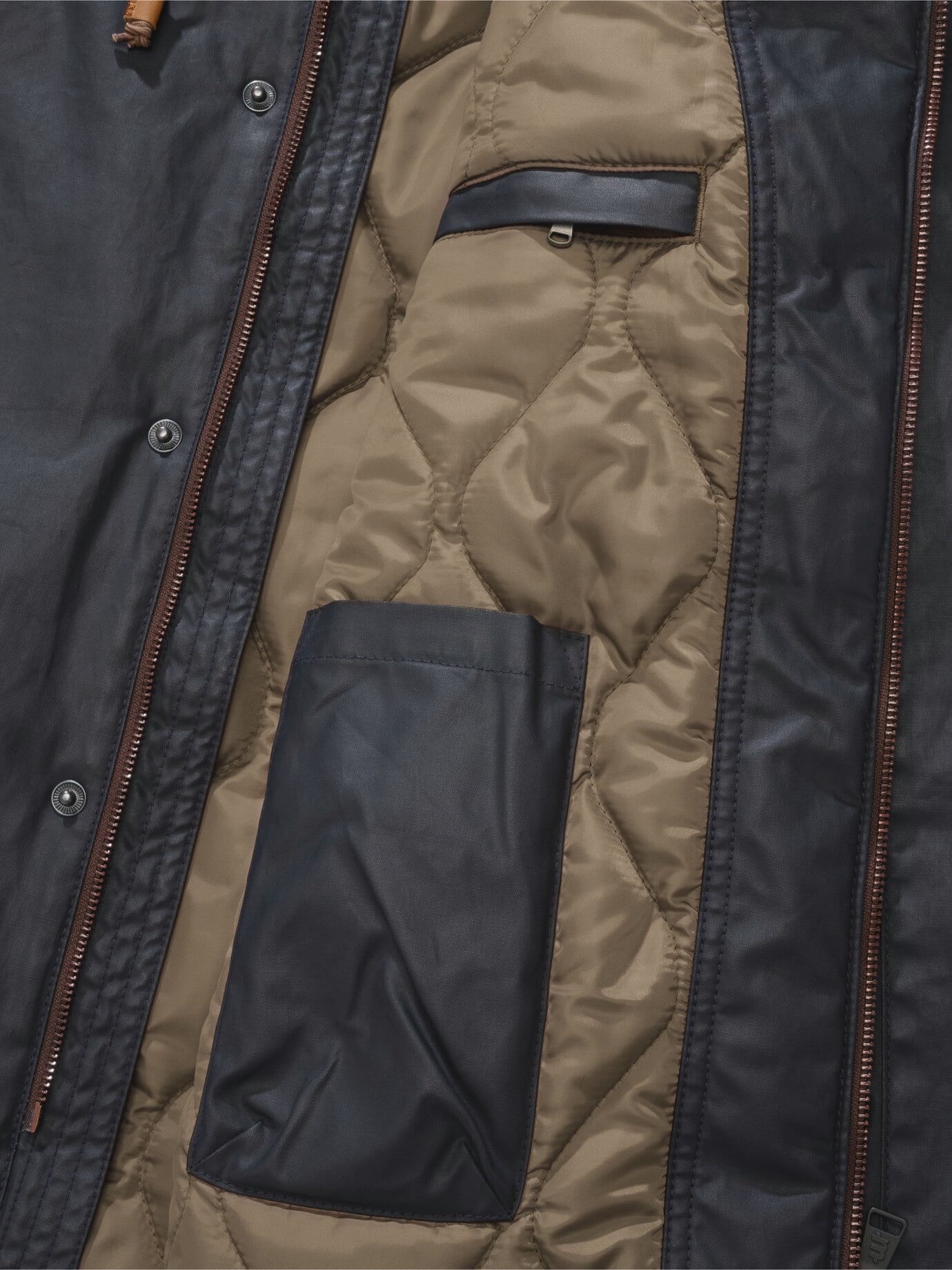 Mey & Edlich Dry-Wax-Outdoorjacke Blau 52