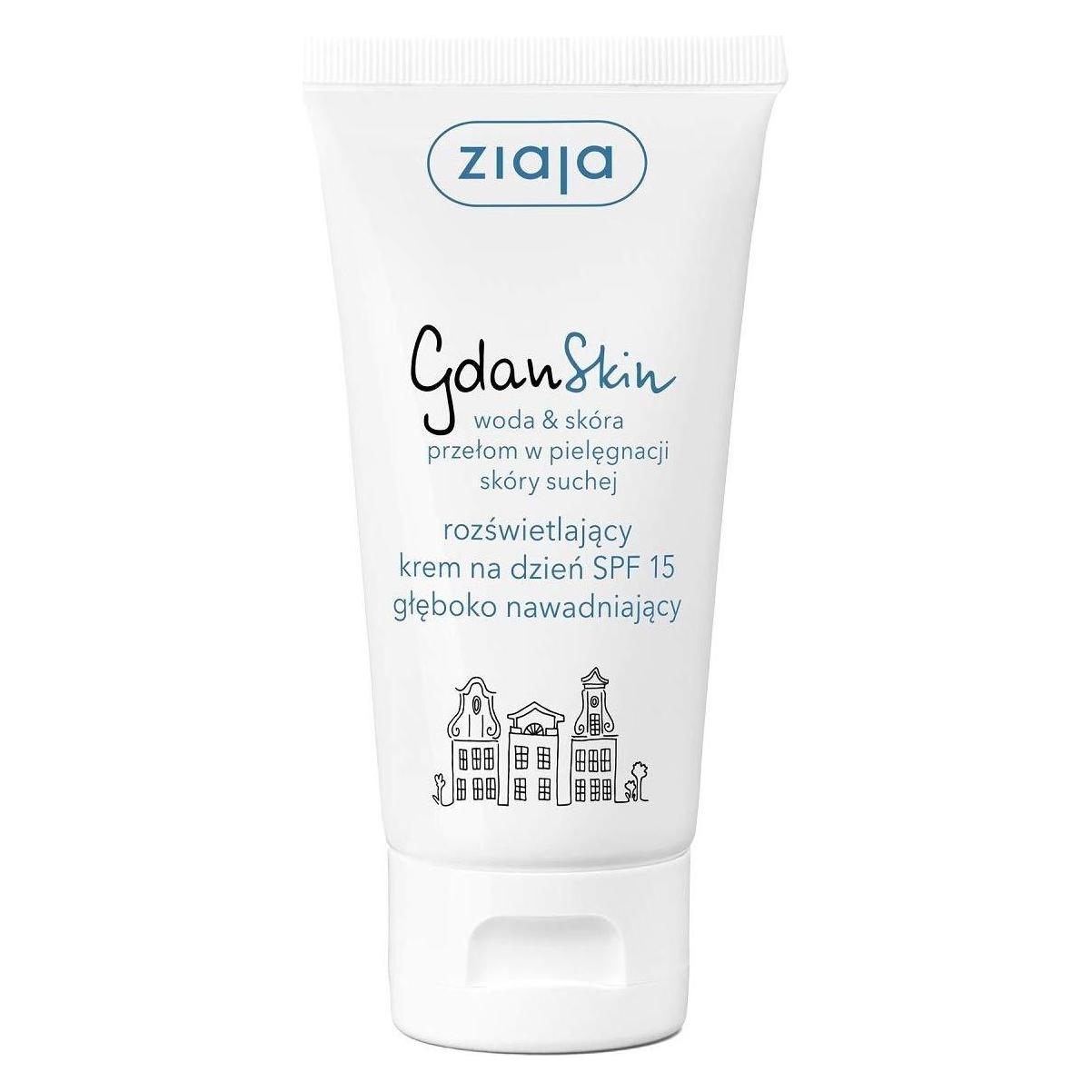 Ziaja Gdanskin Spf15 Illuminating Cream On Day Deep Irrigation 50Ml (50 ml, Tagescreme, SPF 15) (5901887042839)