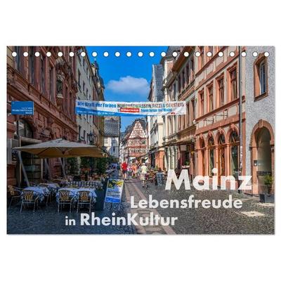 Mainz - Lebensfreude in RheinKultur (Tischkalender 2027 DIN A5 quer), CALVENDO Monatskalender