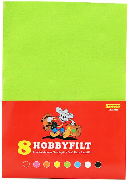 Hobby filt, 8 ark
