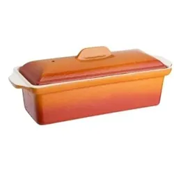 Vogue Terrinenform aus Gusseisen orange 1,3L