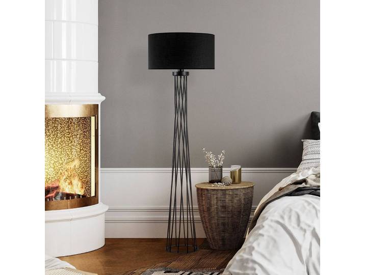 Stehlampe Tall 13470 Opviq, schwarz, für Wohn- / Esszimmer, Metall, Stehlampe
