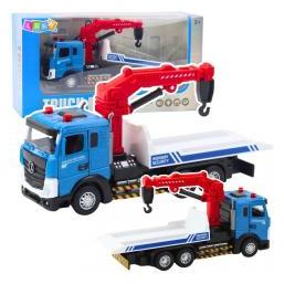 Lean Toys Abschleppwagen mit Abschleppwagen-Metallkabinenbeleuchtung und Geräuschen (65703997)