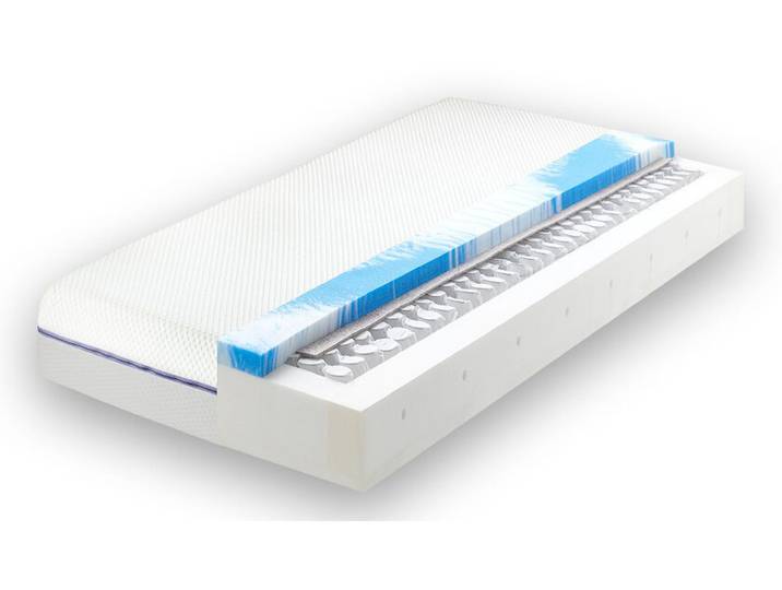 Taschenfederkernmatratze PRINCESS 800 TFK 90 x 200 x 19 cm Weiß