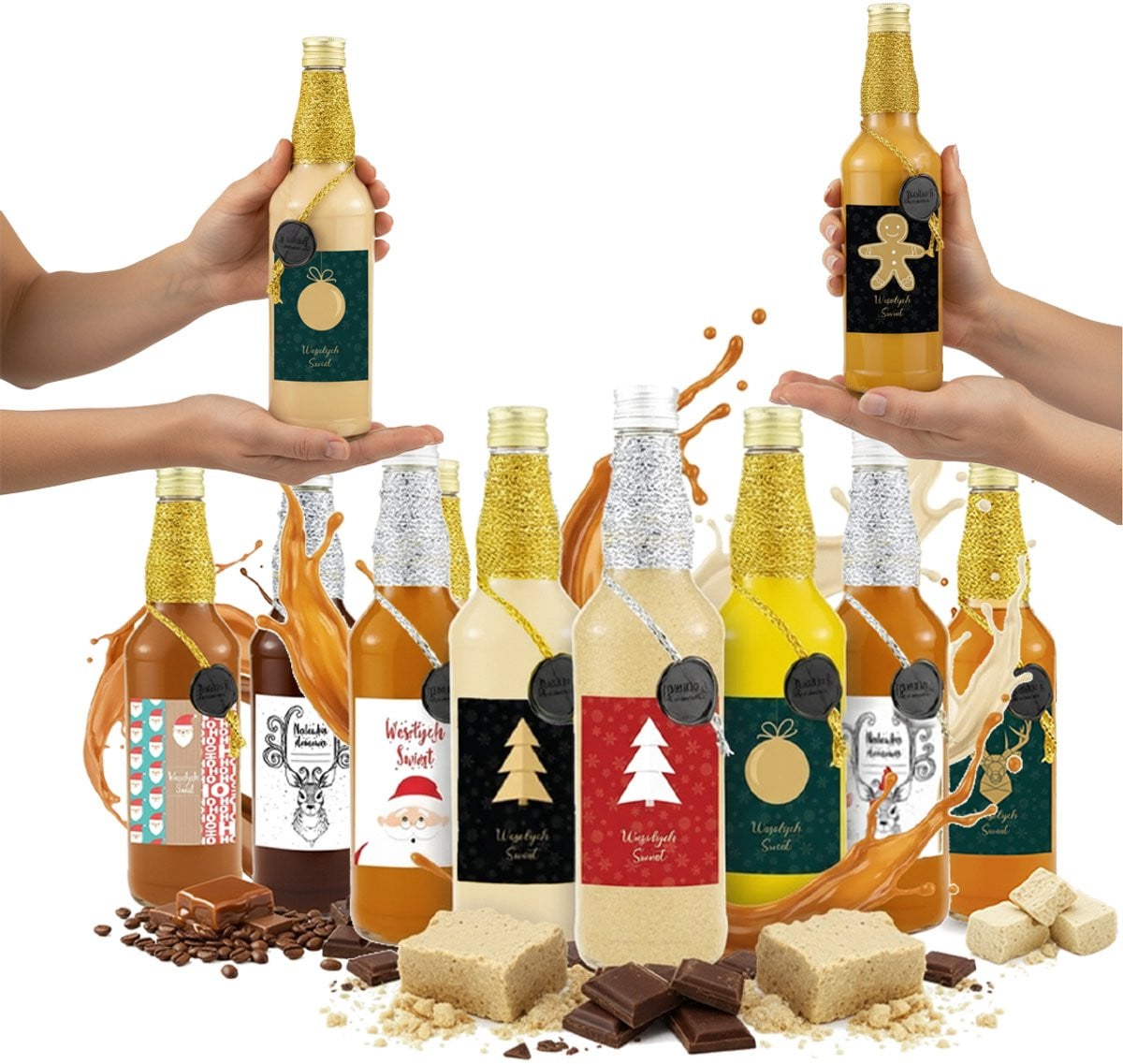 Monopol Bimberek Decoratieve Fles Handgemaakt 500ml
