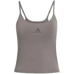 Adidas, Damen, Sportshirt, Optime Ls Tank - chacoa (XL), Braun, XL