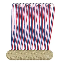 relaxdays Goldmedaille 12 Stück