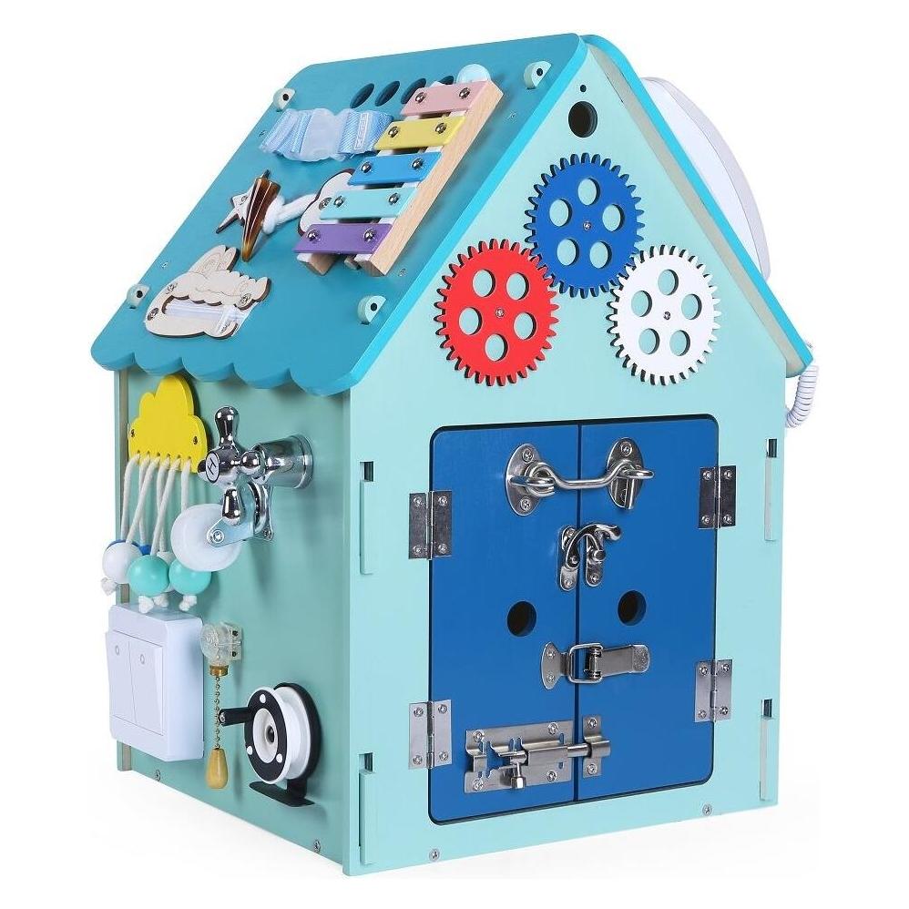 2Kids Toys Aktivitätsbrett Kleines Haus blau / ab 3 Jahren (2D33831)