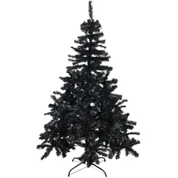 Mojawo, Weihnachtsbaum, Weihnachtsbaum 180 cm inkl Ständer Schwarz (180 cm)