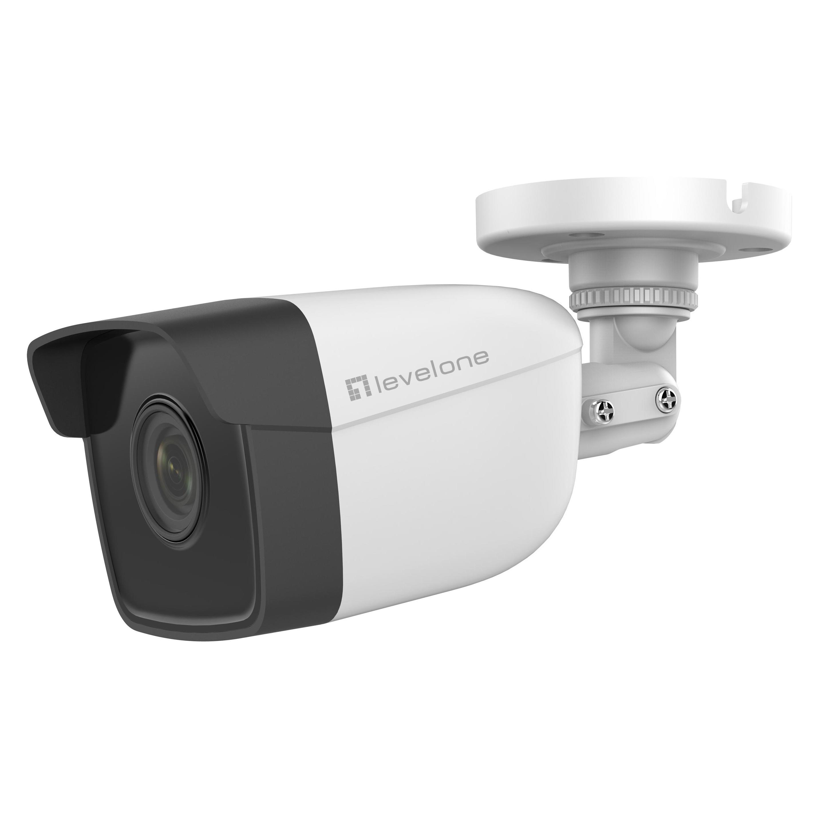 LevelOne IPCam FCS-5201 Fix Out 2MP H.265 IR 7W PoE (1920 x 1080 Pixels) (FCS-5201)