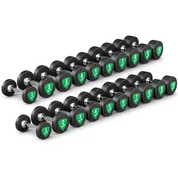 Satz Polyurethan-Hanteln 1-10kg (in Schritten von 1 kg) 110 kg - UpForm